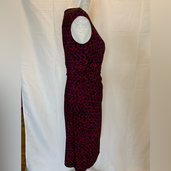 Lauren by Ralph Lauren red black dress size 8 New With Tag - Picture 5 of 6
